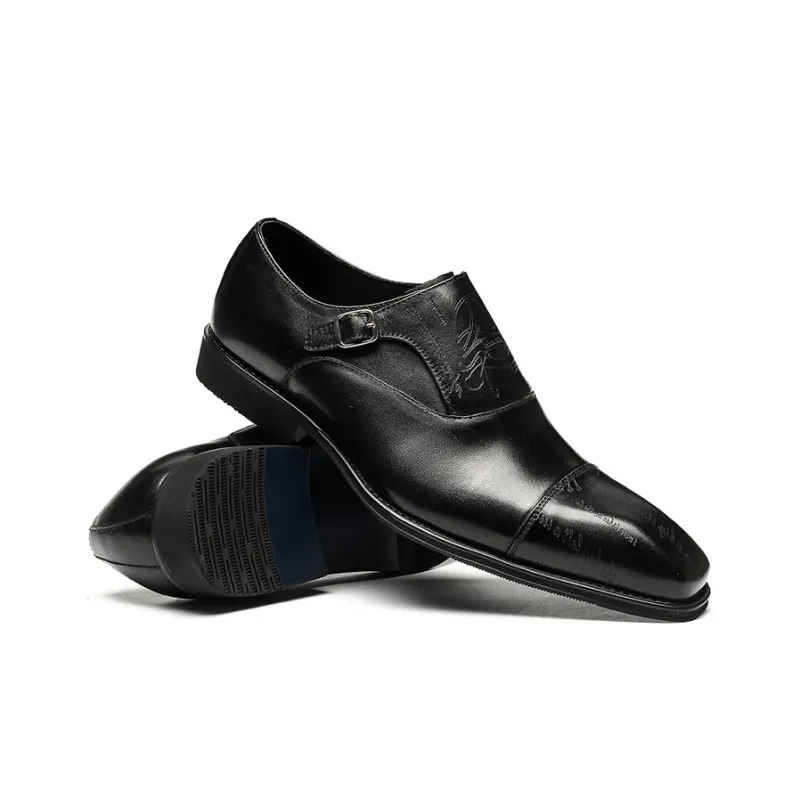 ASTON M.JAZZ Dress Shoes Men Low Top Brown/Black-11