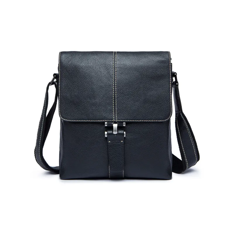 DOSRFINI Genuine Leather Crossbody Bag, Shoulder Bag Men's-0