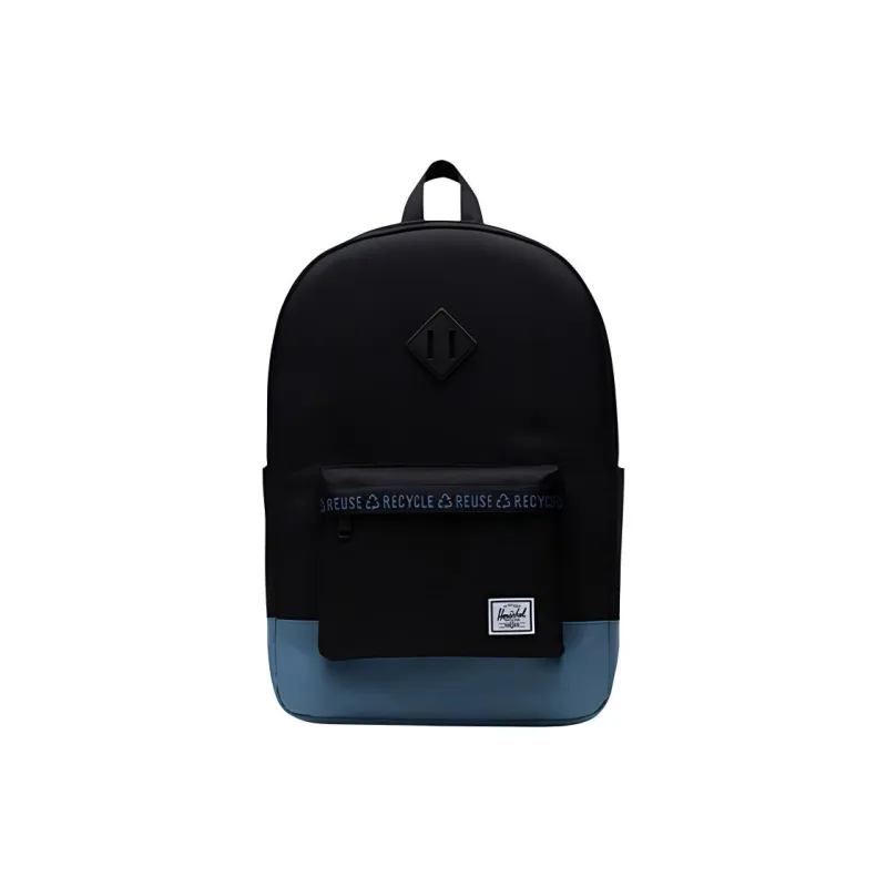 Herschel Recycled Material Backpack Extra Large Unisex Classic Black/Surge Blue-0