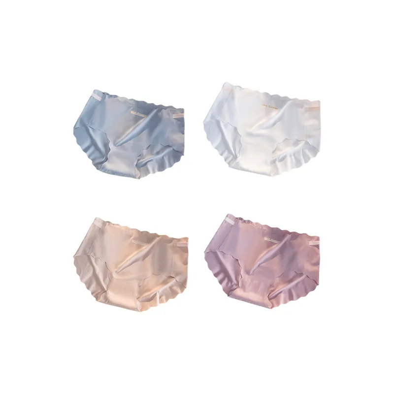 Flowers In Water Underpants Women's 4 Pack-4