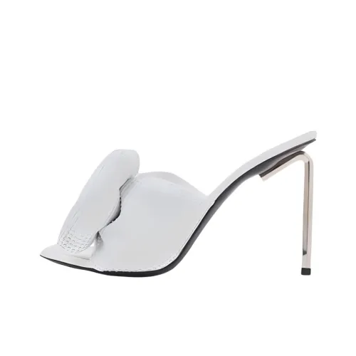 OFF-WHITE Slide Slippers Women's Silver
