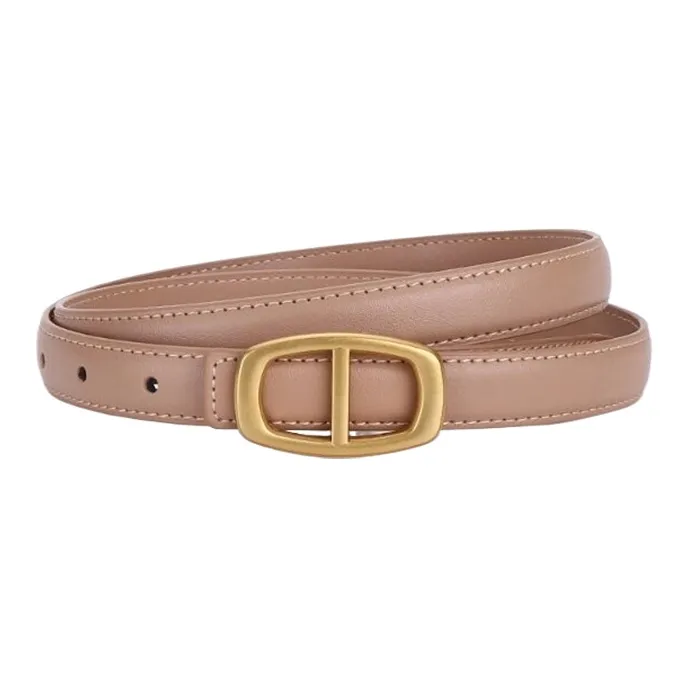 CARTELO Cow Leather Belts Women's Width 2.0cm-2