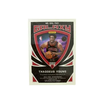 PANINI Tyrese Yang 2021 OBSIDIAN Bulls 3/5 Serial Signature Sticker Basketball Card Product Access Sports Cards 1 Pc