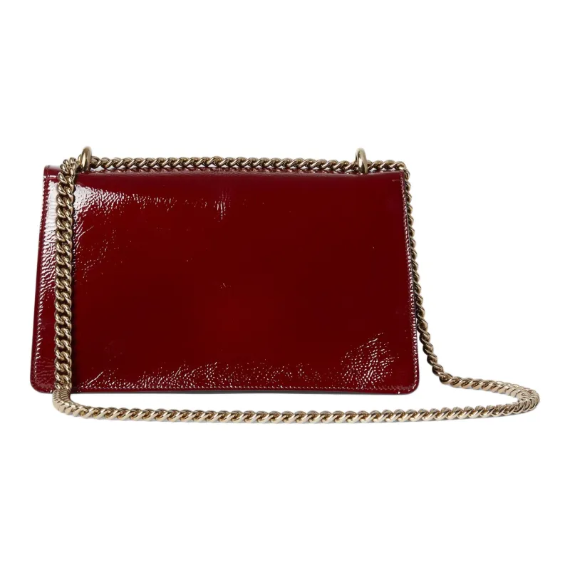 GUCCI Dionysus Patent Leather Crossbody Bag Shoulder Bag Women's Red-2