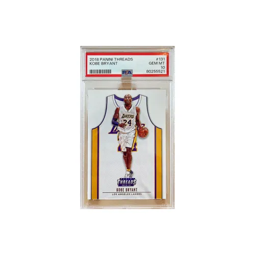 PANINI Kobe Bryant Player Card Graded Card Home White Jersey Tank Top PSA Grading 10/10 Sports Cards Single Disc
