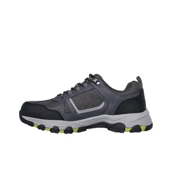Skechers SKECHERS MENS USA Breathable Support Rebound Low-Top Outdoor Shoes Men's Gray Black