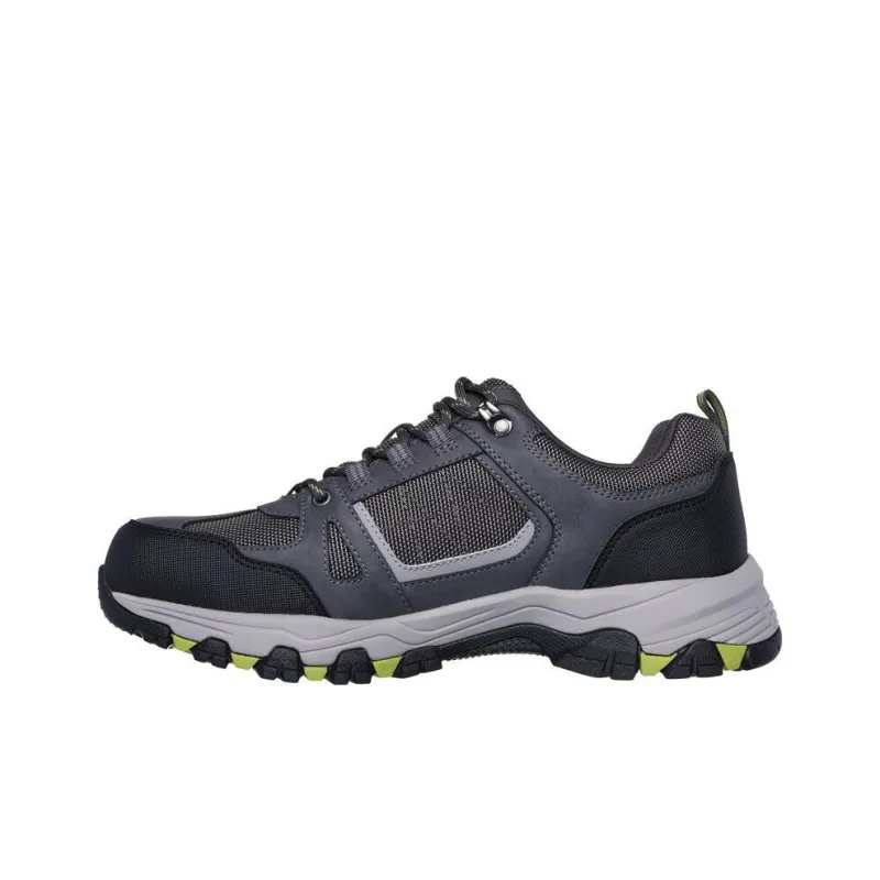 Skechers SKECHERS MENS USA Breathable Support Rebound Low Top Outdoor Shoes Men's Gray Black-0