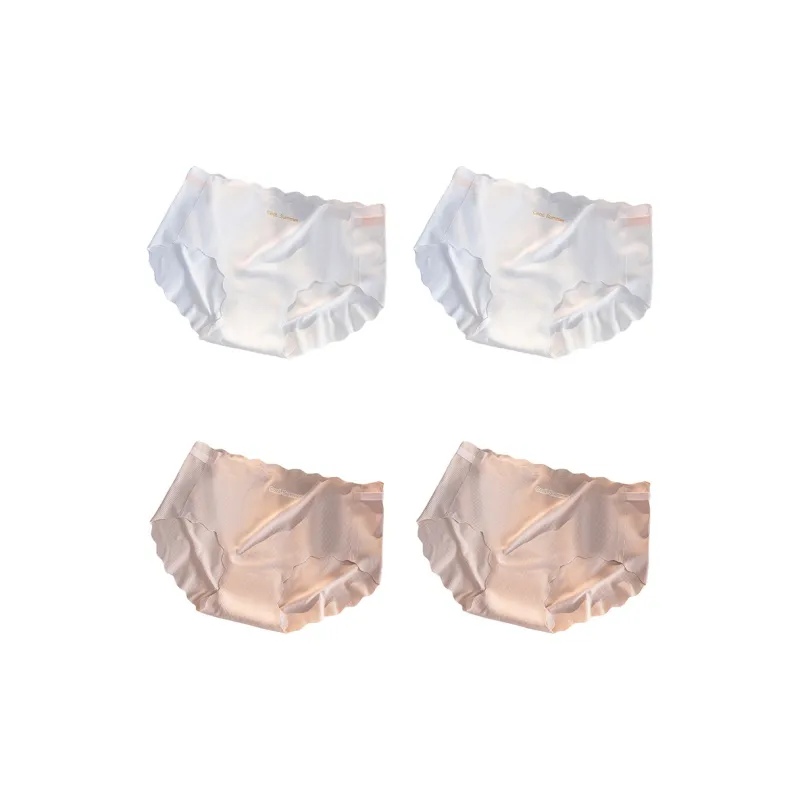 Flowers In Water Underpants Women's 4 Pack-13