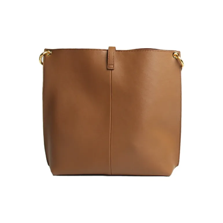 YOCAMU Genuine Leather Tote Bag Shopping Bag Portable Crossbody Bag Shoulder Bag Women's Multicolor-2
