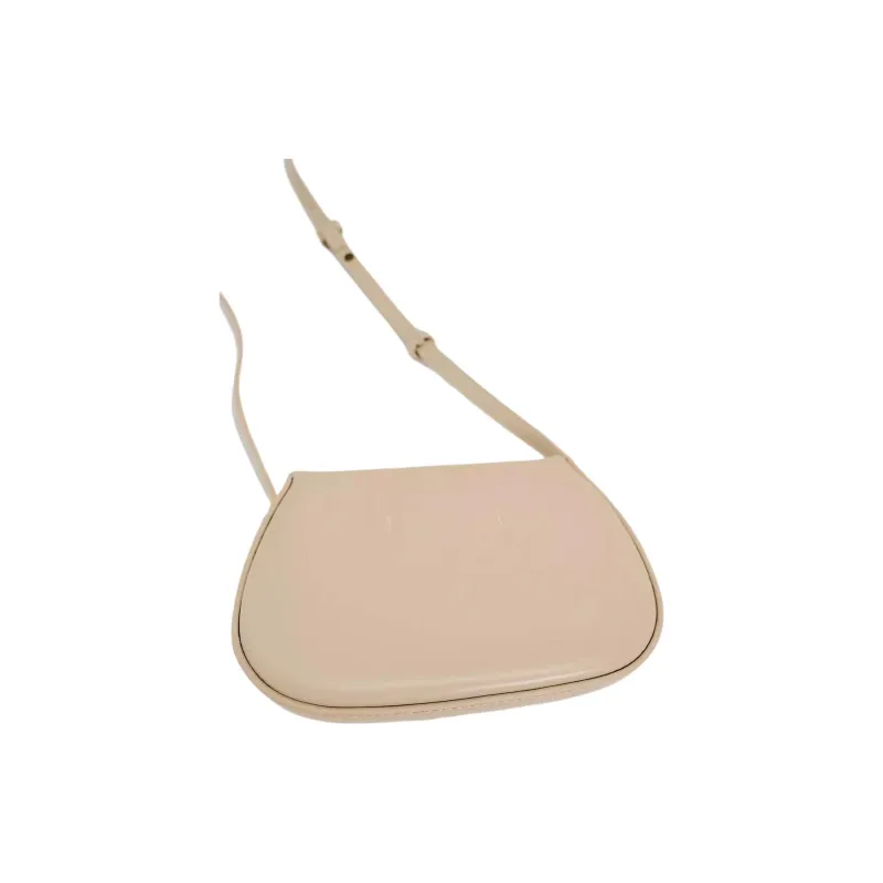 ZARA Polyurethane Shoulder Bag Crossbody Bag Small Size Women's White-2