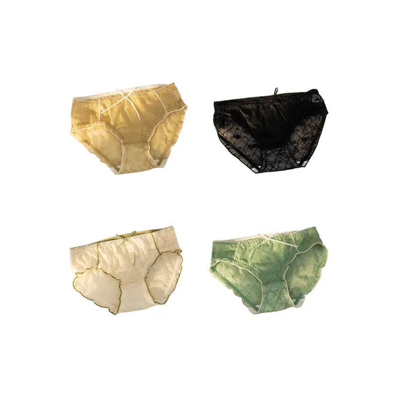 Flowers In Water Underpants Women's 4 Pack-7