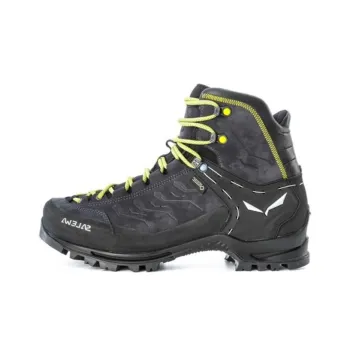 SALEWA RAPACE GORE TEX Anti Slip Wear Resistant High Top Hiking Shoes Men's Black