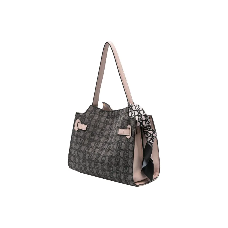 LIU JO Monogram-jacquard Denim Tote Bag-1