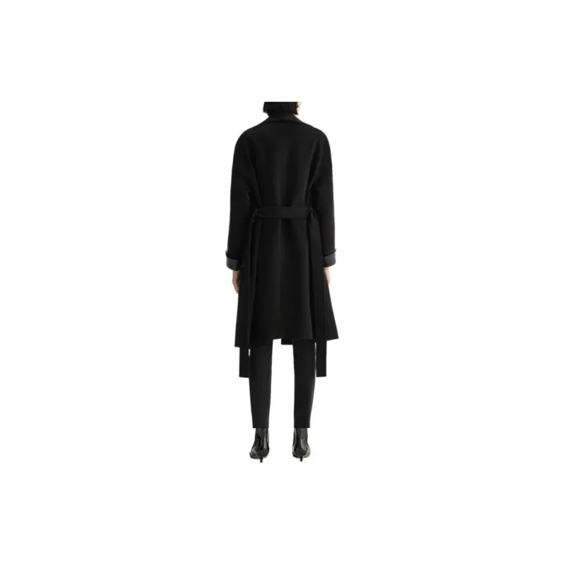KARL LAGERFELD FW23 Coats Women's Black-1
