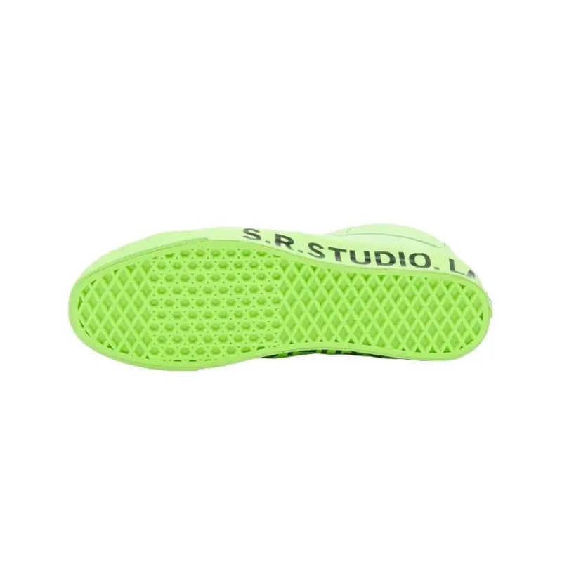 Vans Otw Sk8 Hi Clash The Wall SR. Studio LA. Ca Green Gecko-5