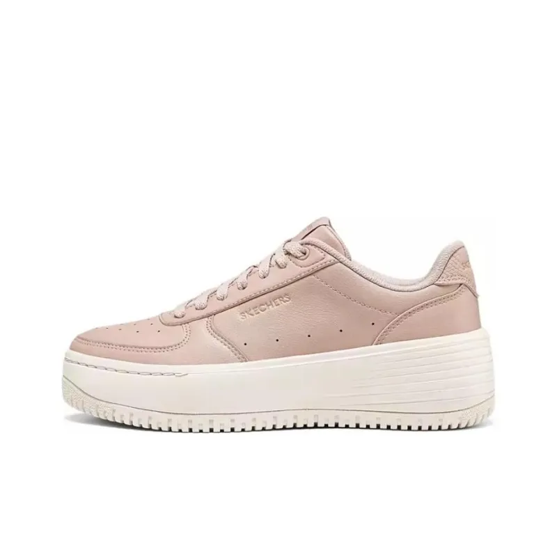Skechers Court Classics Breathable Support Low Top Skateboard Shoes Women's Umber-0