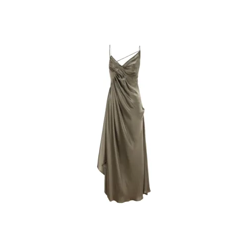 ELYWOOD Slip Dresses Women's Green