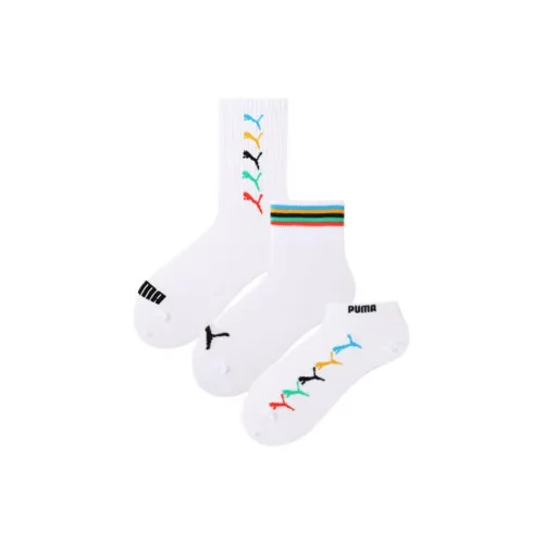 PUMA Socks Sets Women's 3 Pack White