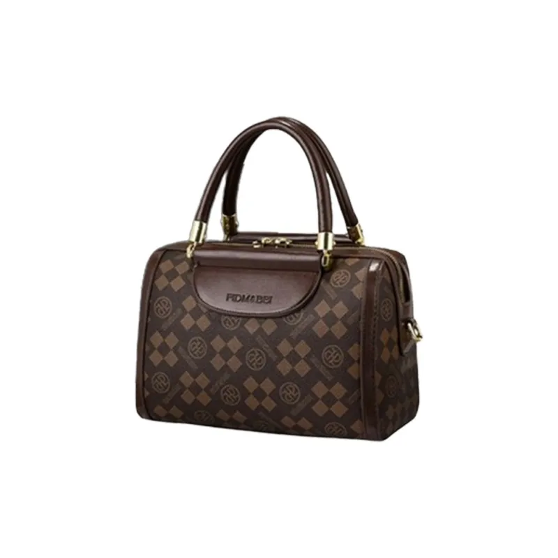 PINK·LAND PU Shoulder Bag Regular Women's Ecru/Coffee & Brown-6