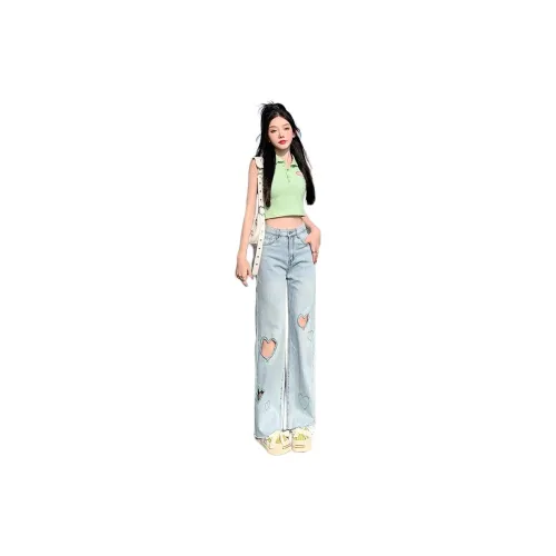 HXDRTY-3 Jeans Women's Light Blue