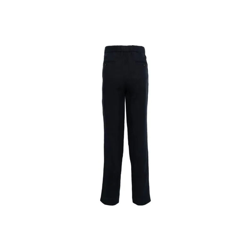 N.Peal Sorrento Linen Drawstring Trousers-1