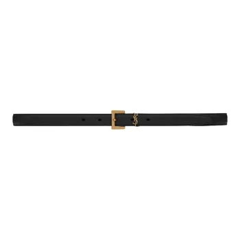 SAINT LAURENT Monogram Narrow Belt