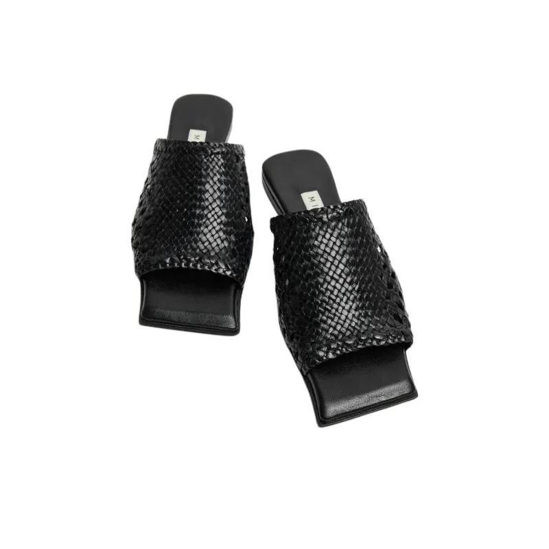 MIISTA Slide Slippers Women's Black-2