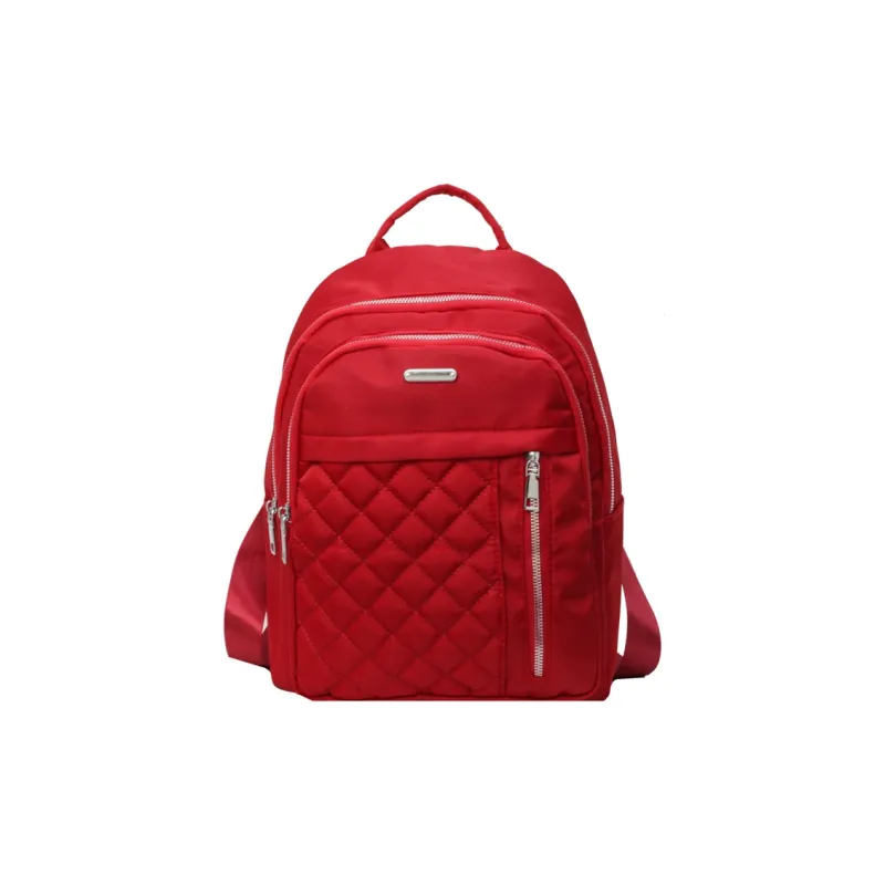 Parker Bear Fabric Backpack Unisex Black/Ecru/Burgundy/Gray/Pink-13