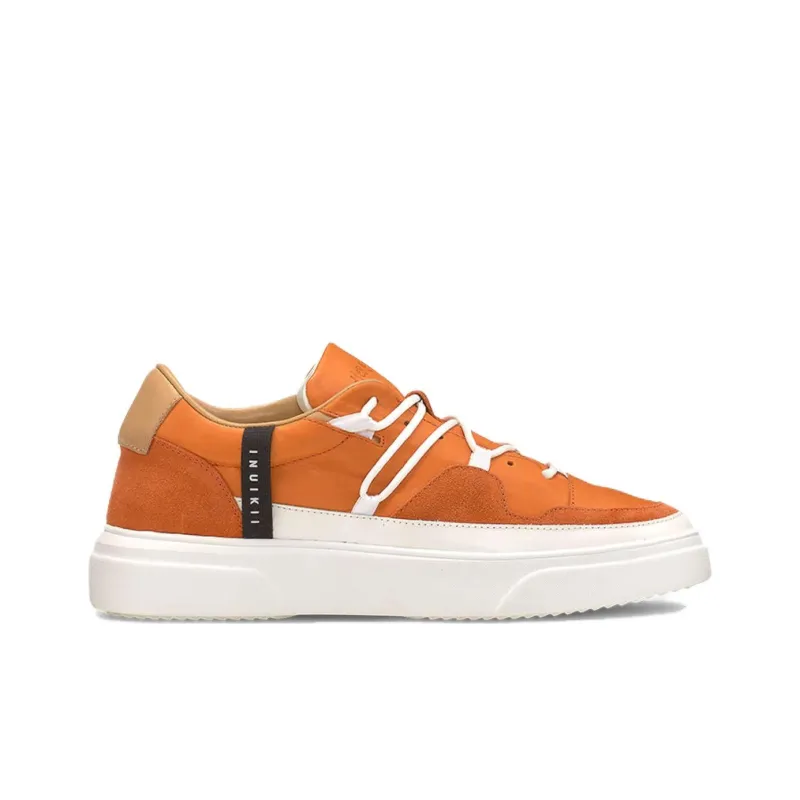 Inuikii Low-Top Skateboard Shoes Men's Orange-1