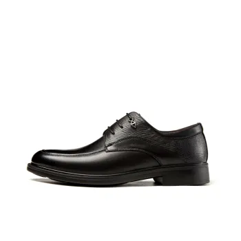 AOKANG Business Commute Derby Shoes Dress Shoes Men's Black