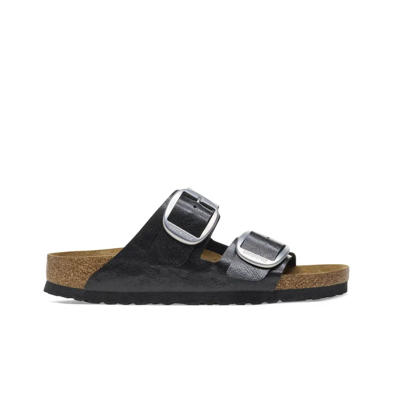 Birkenstock Arizona Big Buckle Slide Slippers Women's Black Narrow Fit-1