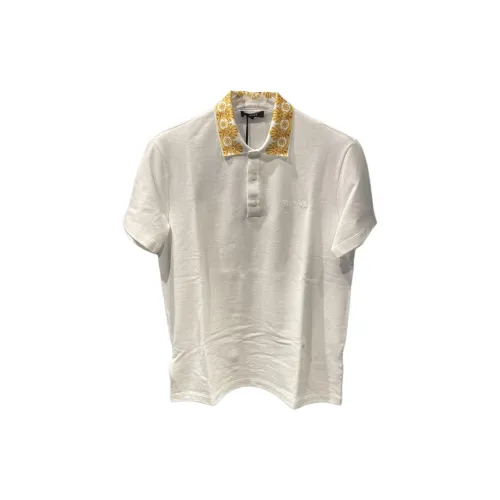 VERSACE Polo Shirts Men White