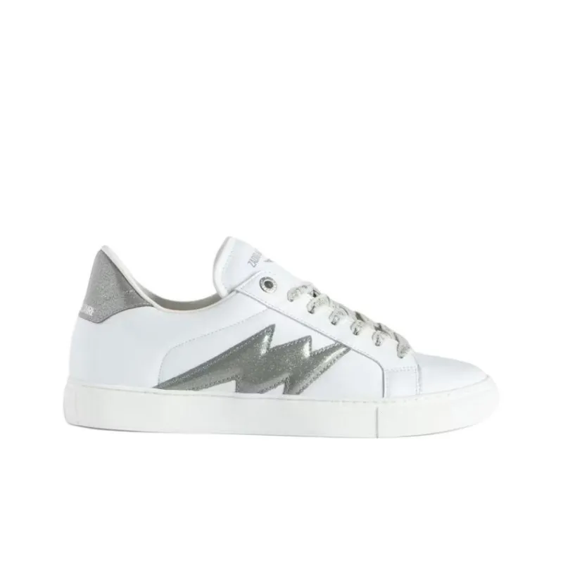 Zadig&Voltaire ZV1747 La Flash Leather Sneakers-1
