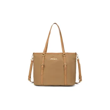 MISZAPATOS Nylon Handbag, Crossbody Bag, Shoulder Bag Women's Light Brown/Dark Blue/Ecru/Burgundy/Classic Black