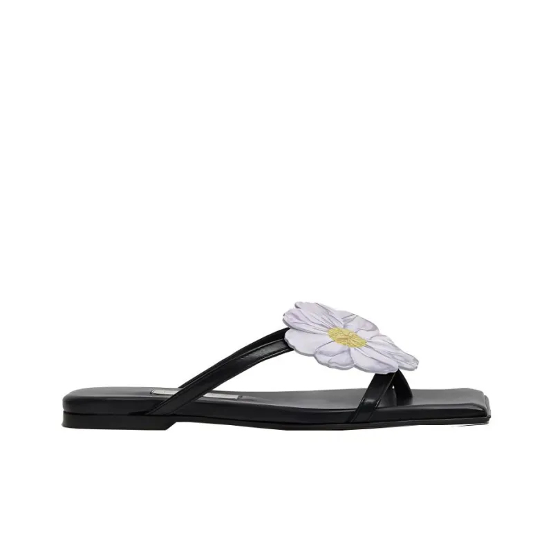 MIISTA Flip Flops Women's Black-1