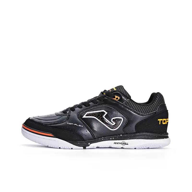Joma Indoor Anti Slip Wear Resistant Soccer Shoes Men's Black-0