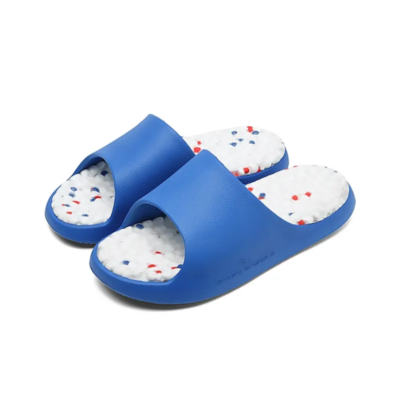 IVERSON Slip Resistant Abrasion Resistant Slide Slippers Unisex Blue-2