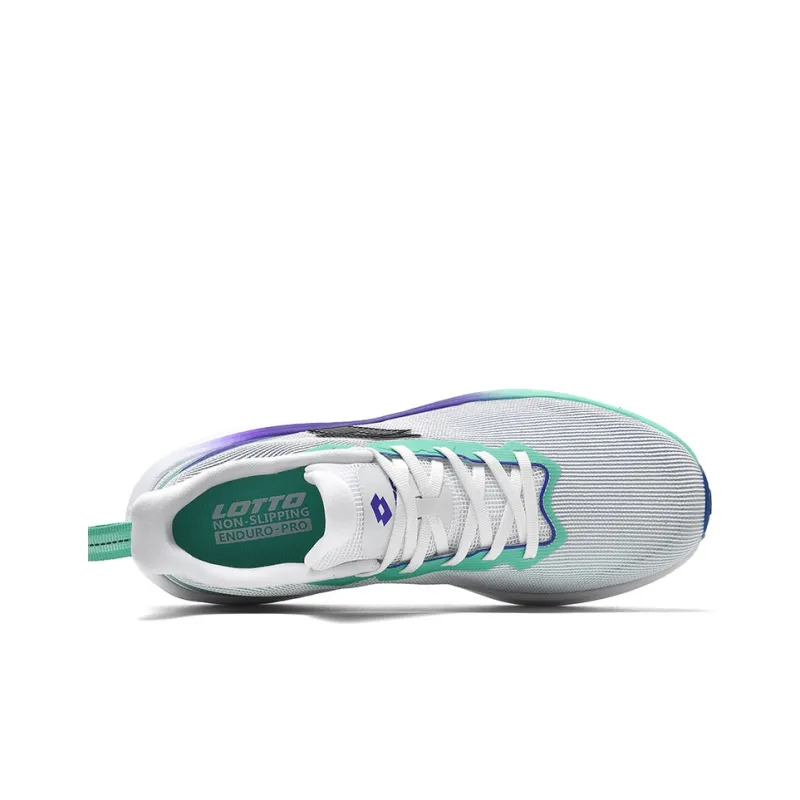 LOTTO Diamond Running Shoes Men Low Top White-3