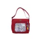 Red with Charm with Badge
