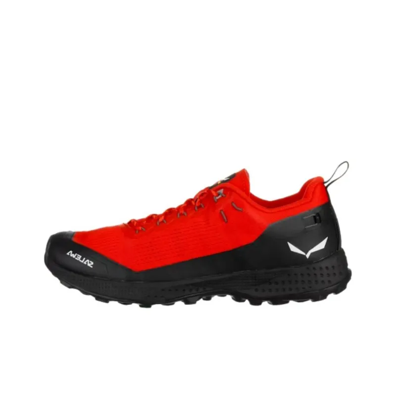 SALEWA PEDROC Wear-Resistant Support Low-Top Trekking Shoes Women's Red Black-0