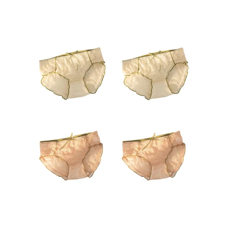 Flowers In Water Underpants Women's 4 Pack-13