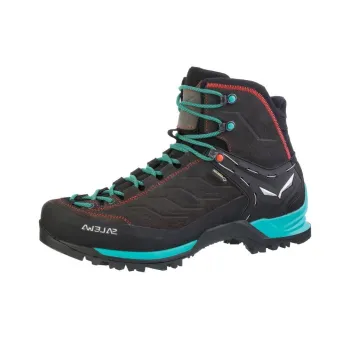 SALEWA GORE-TEX Anti-Slip And Wear-Resistant Water-Resistant Mid-Top Trekking Shoes Women's Black