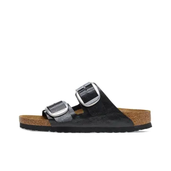 Birkenstock Arizona Big Buckle Slide Slippers Women's Black Narrow Fit