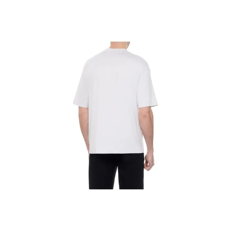 EMPORIO ARMANI Palm Tree print Cotton T shirt-1