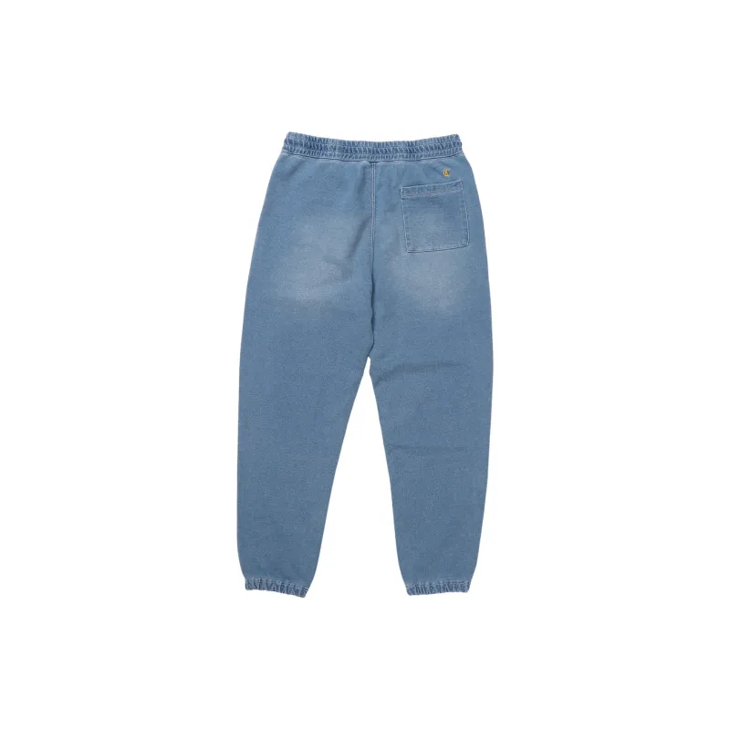 Champion SS24 Knitted Sports Pants Men's Stone Wash Blue-1
