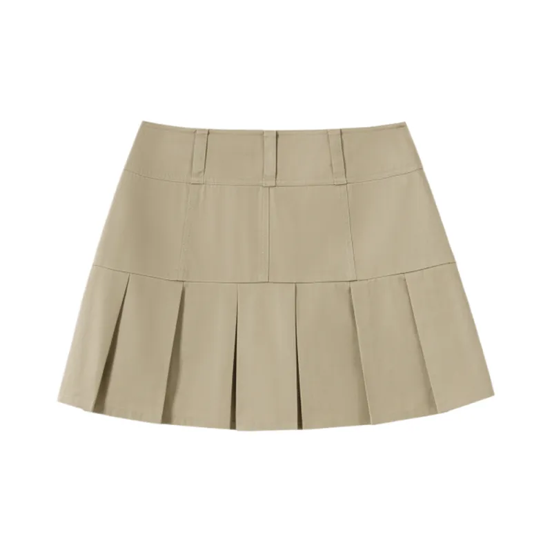 GAP Casual Short Skirts Women's Khaki-1