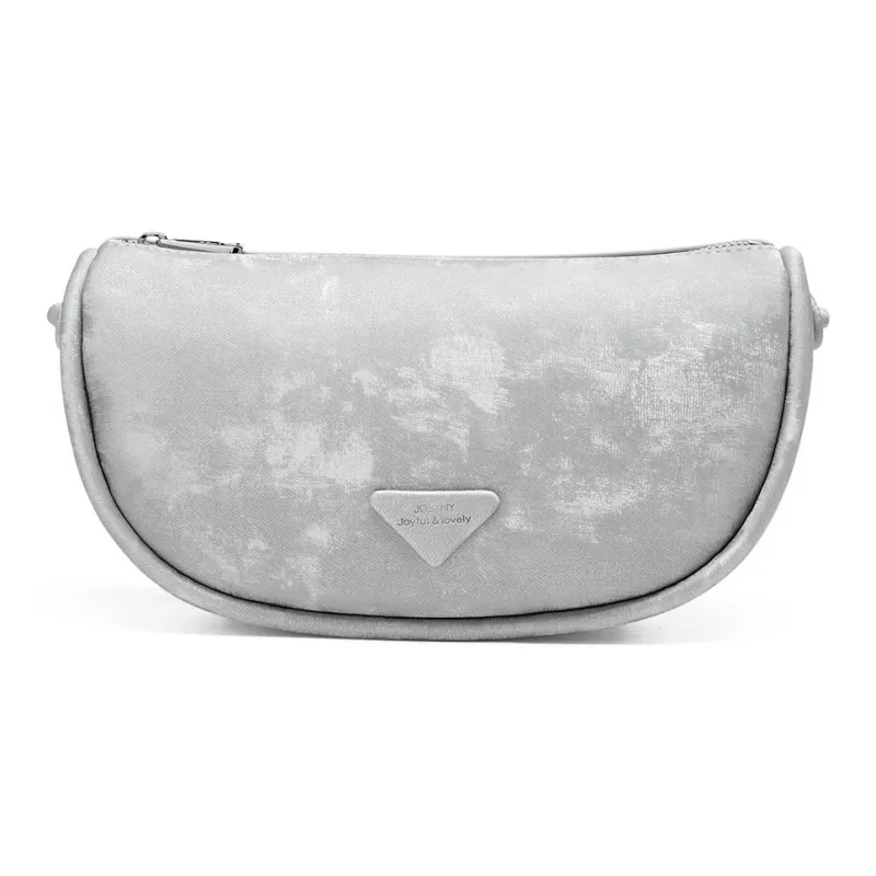 JOSINY PU Crossbody Bag, Handbag Women's Silver Gray/Ecru/Light Yellow/Nude Pink-0