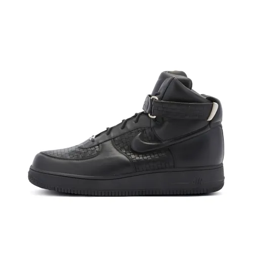 Nike Air Force 1 Skateboard Shoes Men High-Top Black