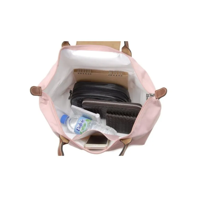 LONGCHAMP Le Pliage Nylon Dumpling Bag Handbags Medium Size Women's Pink-4