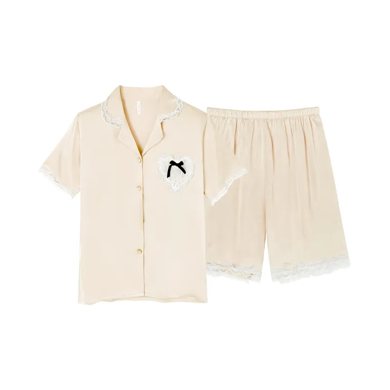 CAIHENGTONG Pajama Set Women's Pink-6